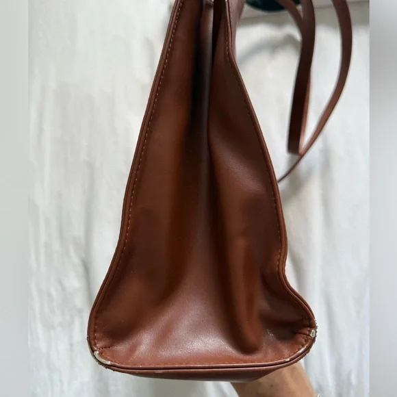 Telfar Medium Tan Shopping Bag - Picture 5 of 6